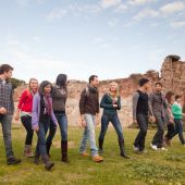 Study in the UK - Across the Pond  Canada- Students Exploring Ruins